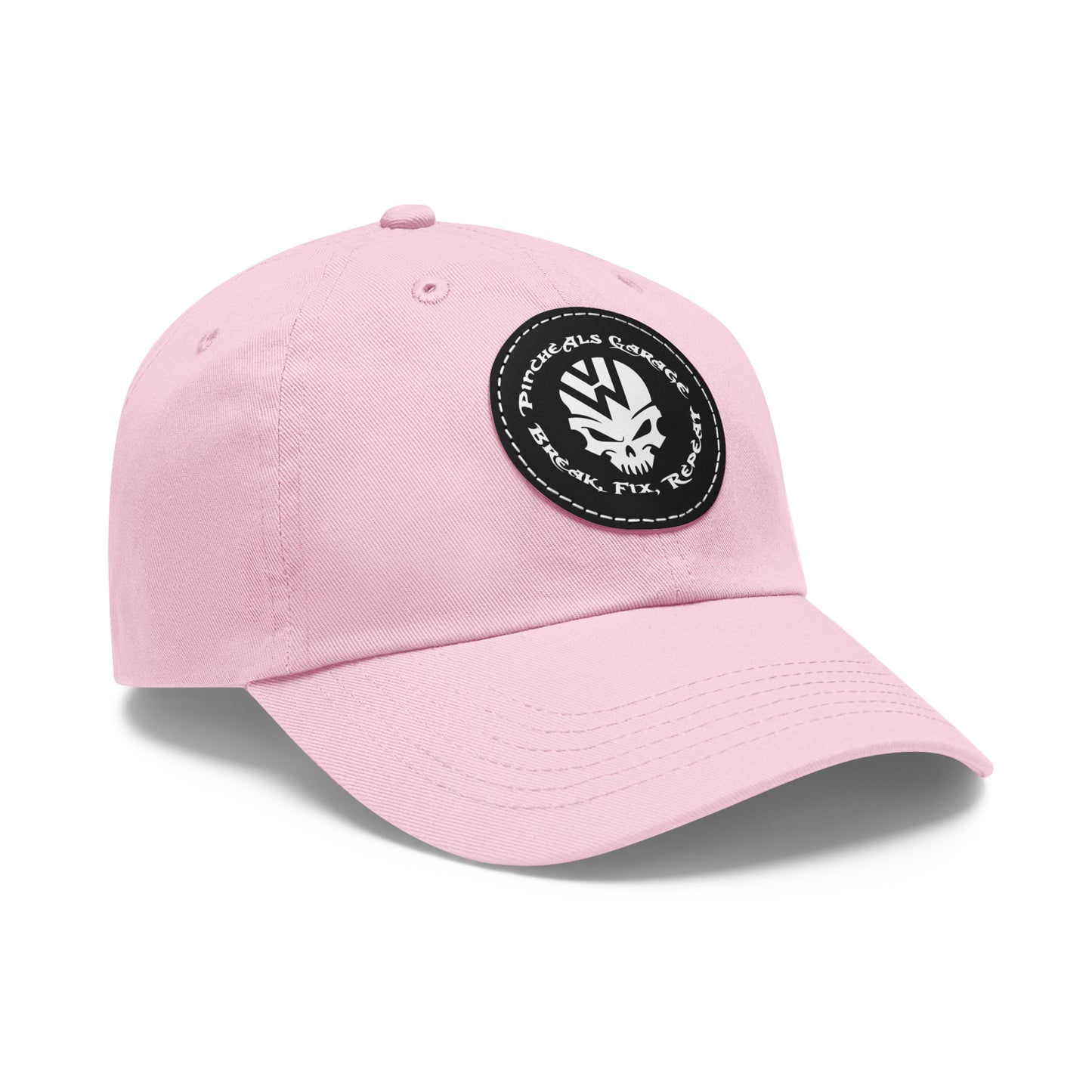PincheAls Garage Leather Patch Hat