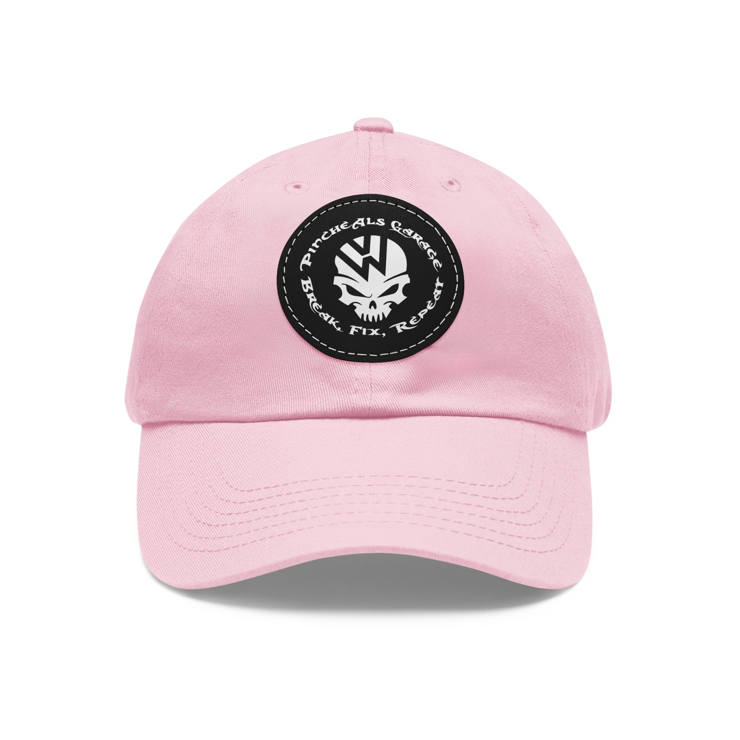 PincheAls Garage Leather Patch Hat