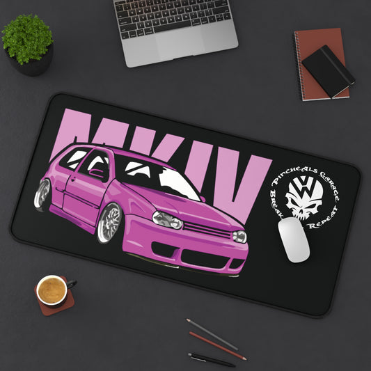Pink MK4 R32 Desk Mat