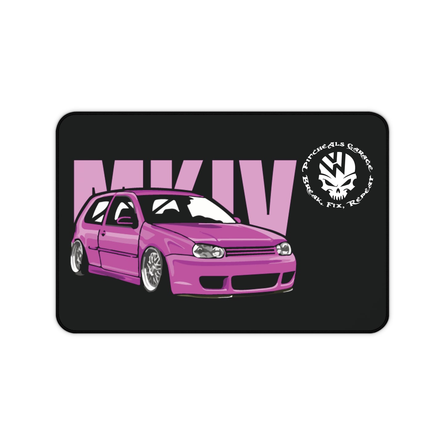 Pink MK4 R32 Desk Mat
