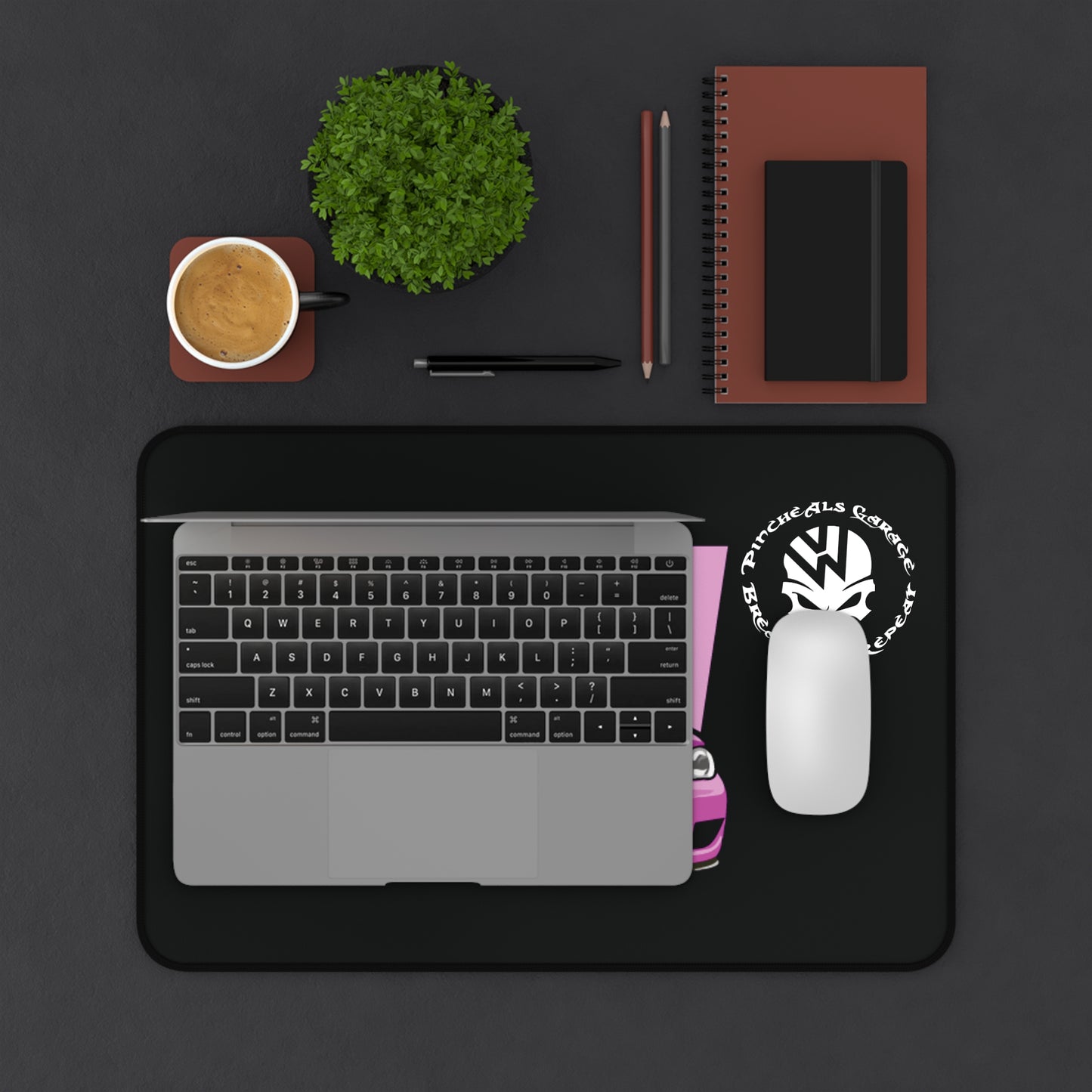 Pink MK4 R32 Desk Mat