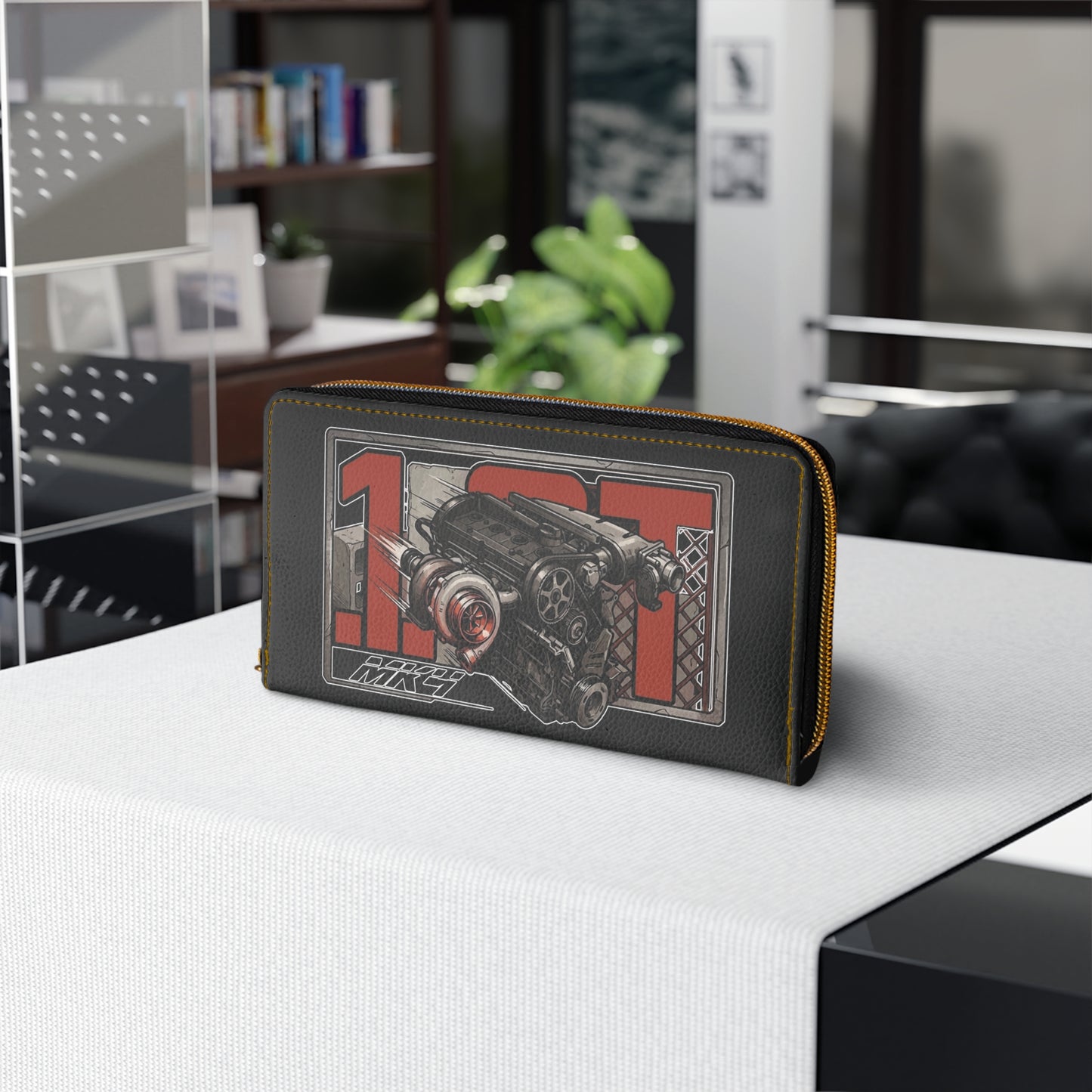 1.8T Big Turbo Zipper Wallet