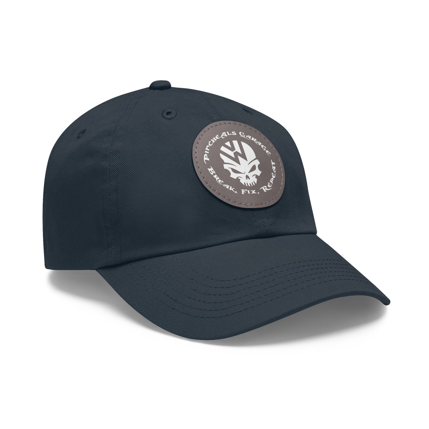 PincheAls Garage Leather Patch Hat