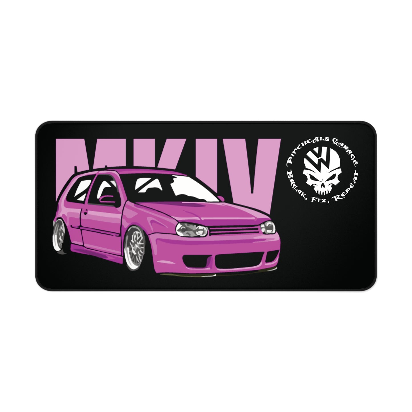 Pink MK4 R32 Desk Mat